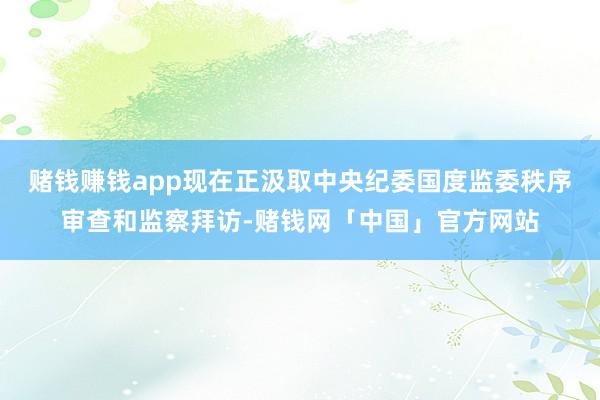 赌钱赚钱app现在正汲取中央纪委国度监委秩序审查和监察拜访-赌钱网「中国」官方网站